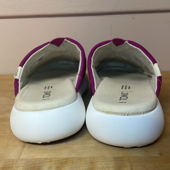 TOMS Alpargata Mallow Mule slip on casual mules in magenta women’s size 9 - Picture 5 of 16